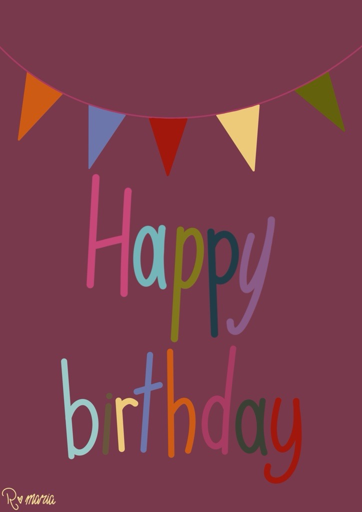 Voorkant: Happy birthday