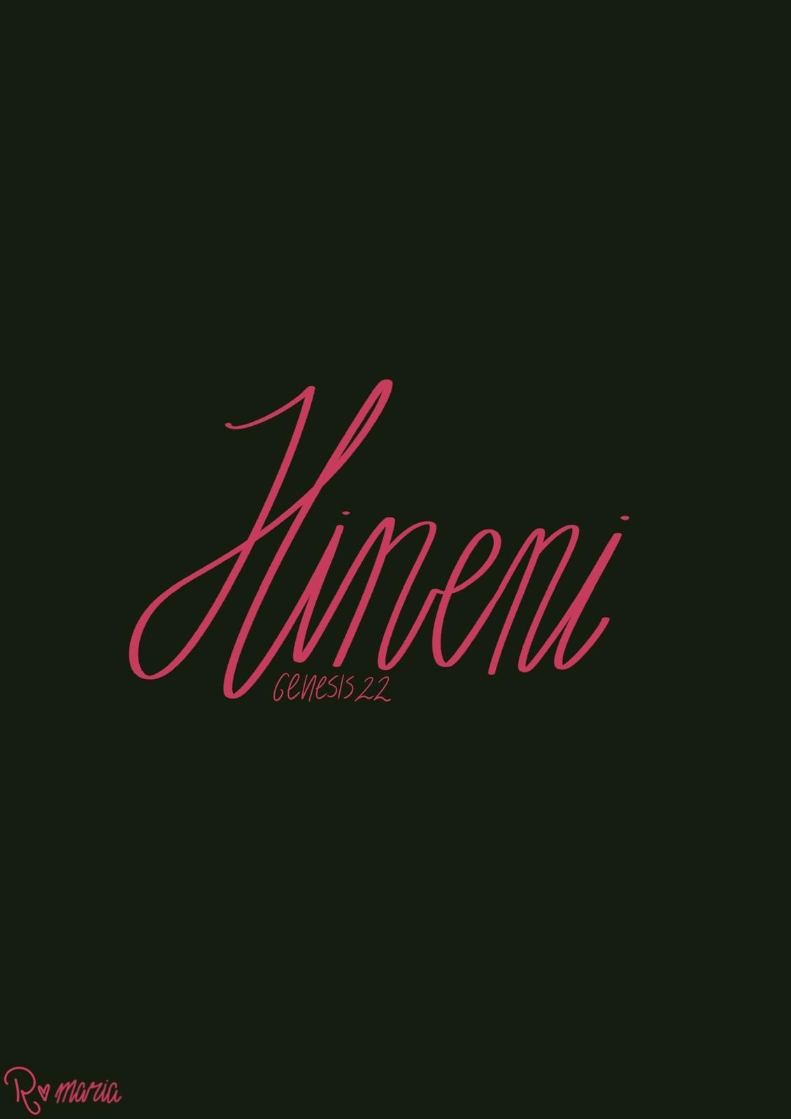 Voorkant: Hineni