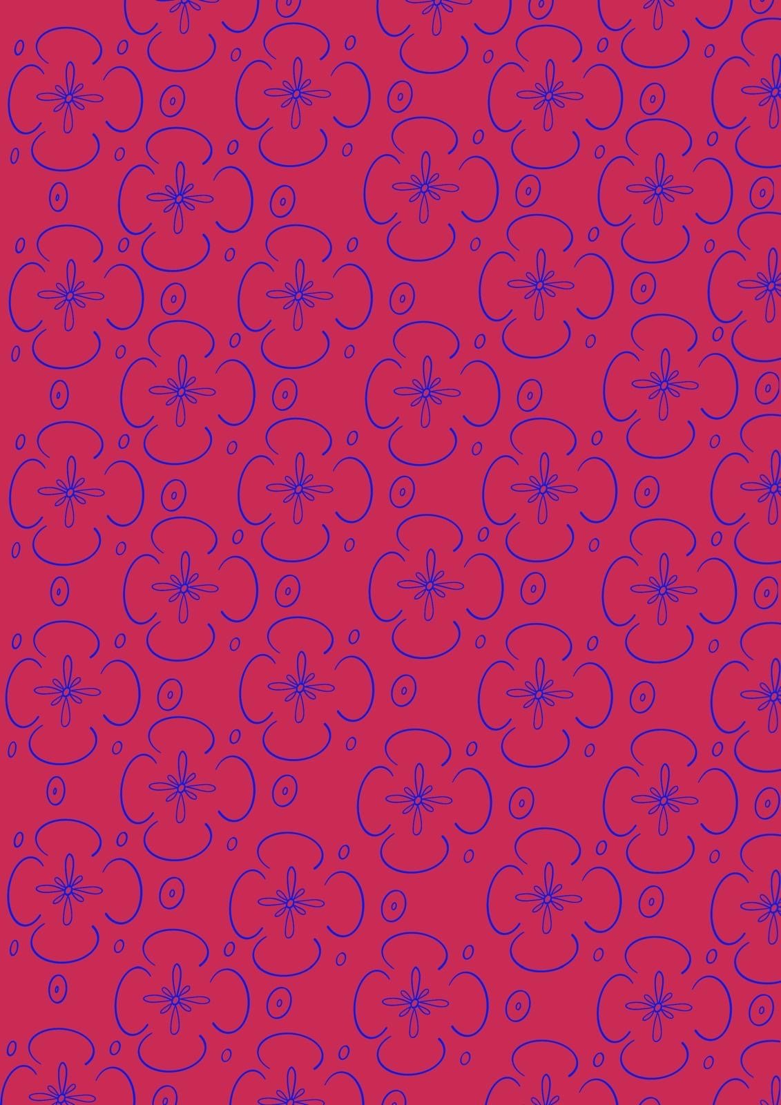 Voorkant: Bloemenpatroon
