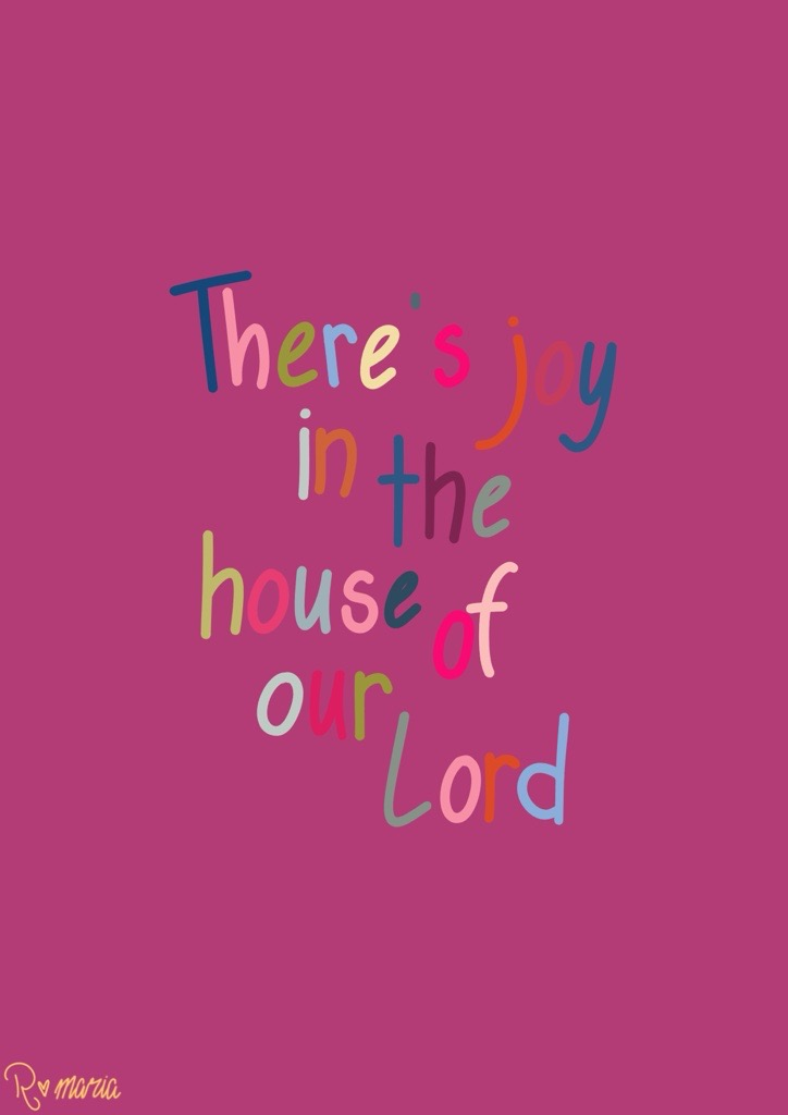 Voorkant: There's joy in the house of our Lord